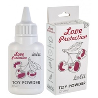 Пудра для игрушек Love Protection с ароматом вишни 30 гр